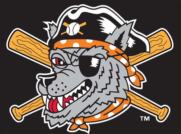 Erie SeaWolves 2001-2012 Cap Logo iron on paper